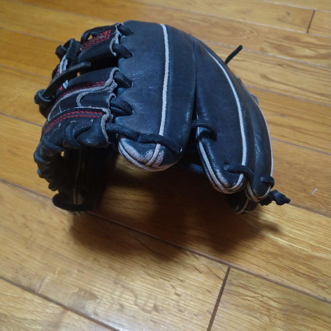 久保田スラッガー KSN-J2V ブラック 少年用軟式グローブ 湯もみ型付け