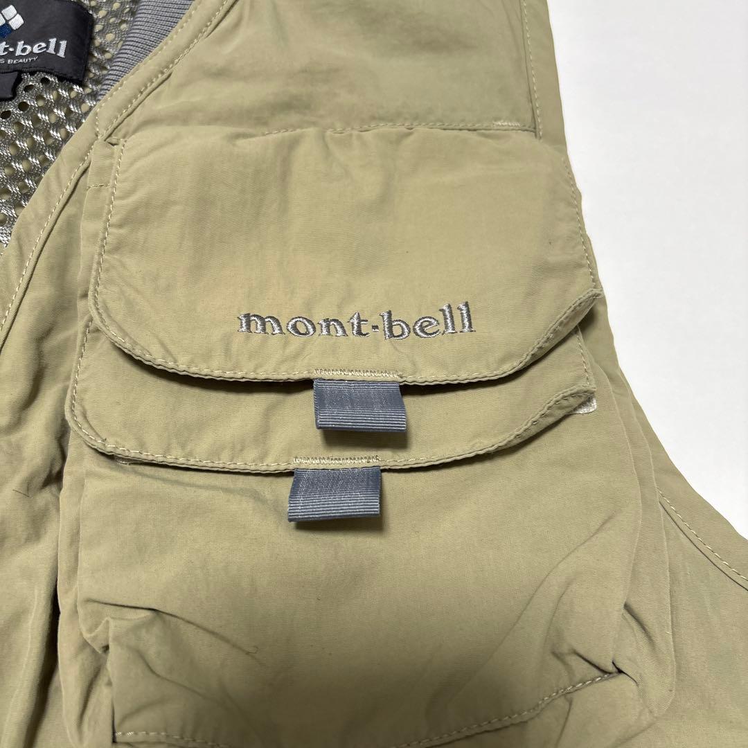 【美品】mont-bell フィッシングベスト　S