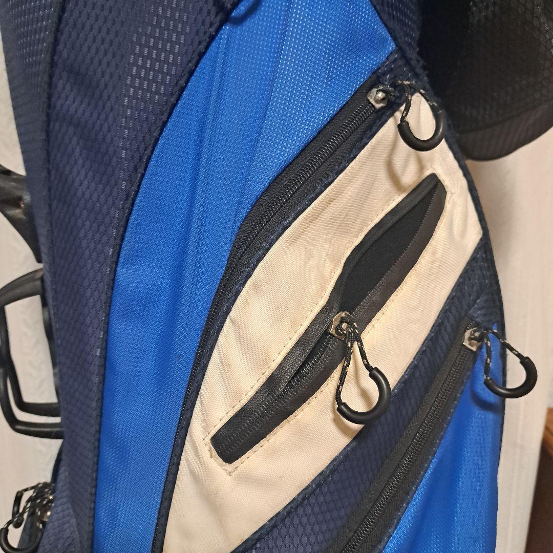 Srixon キャディバッグ 便利な14分割収納。軽量。フード付き。