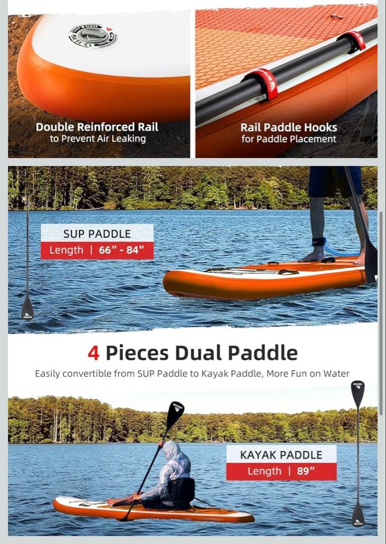 【新品未使用】Abahub sup ボード インフレータブル 全長320cm