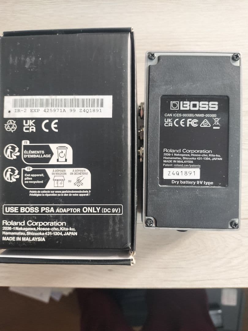 【未使用品】BOSS IR-2 アンプ＆キャビネットシミュレーター