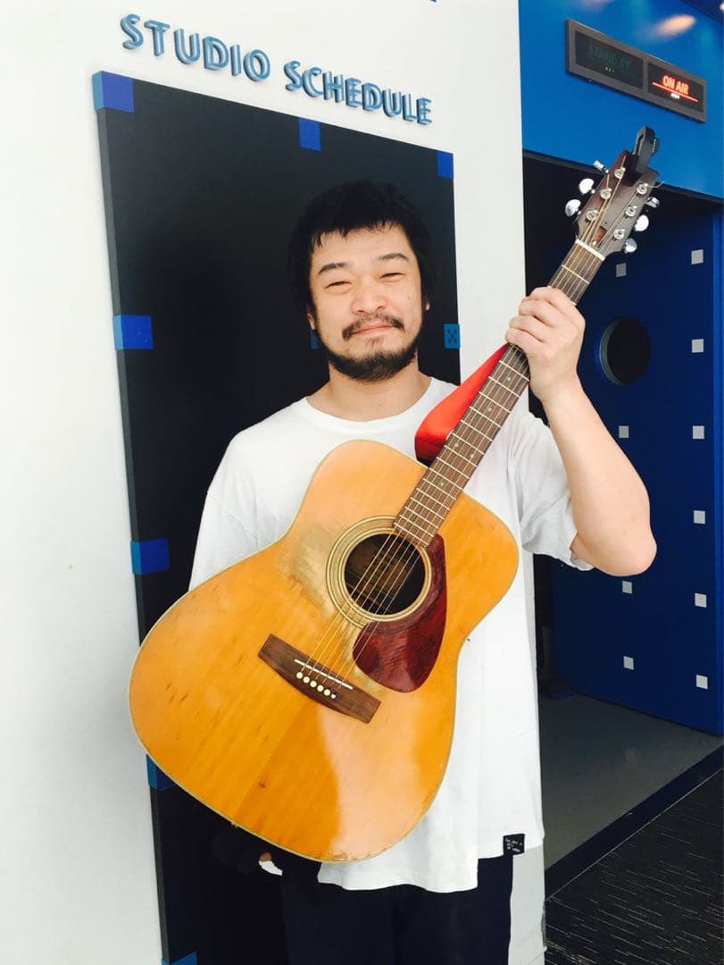 希少⭐︎竹原ピストル　サイン入り　YAMAHA FG200 アコースティックギター