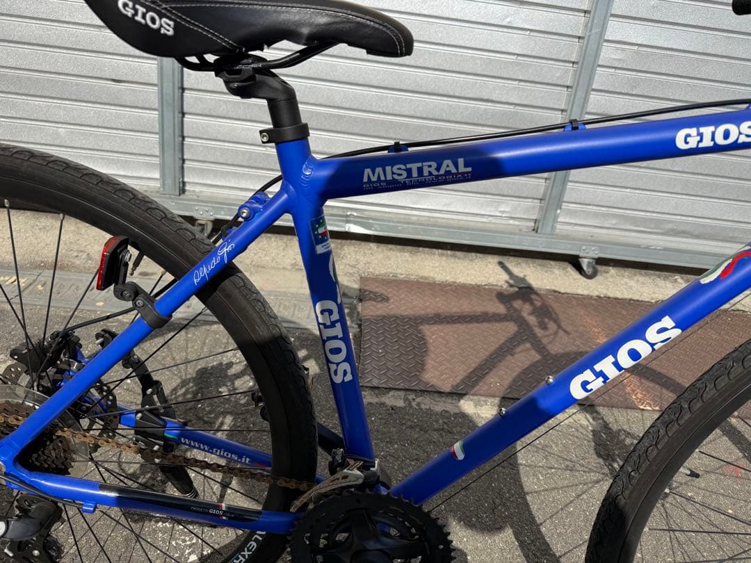 GIOS MISTRAL 青 クロスバイク 480mm