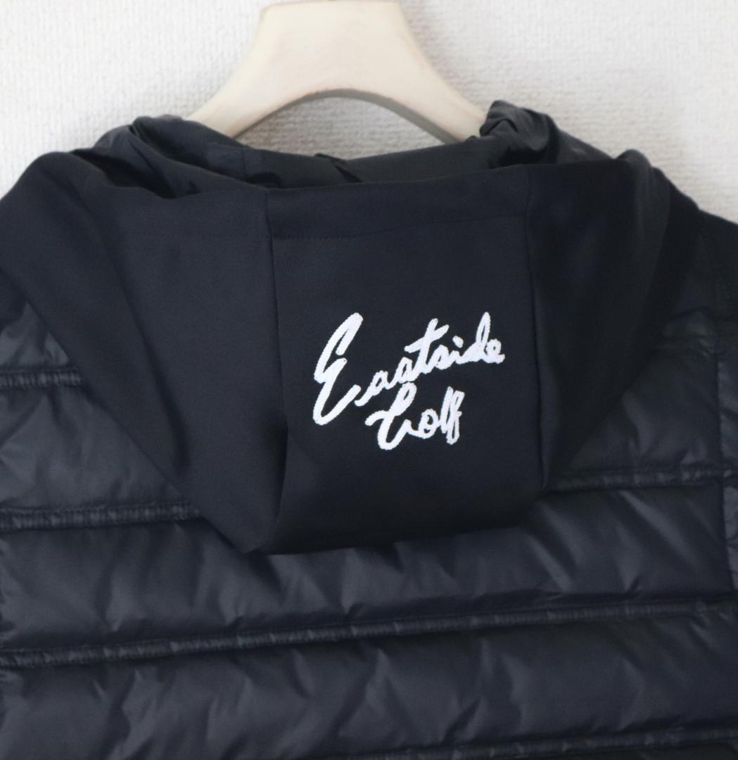 新品タグ付き【イーストサイドゴルフ】Zip Hoodie ダウンベスト 黒 M