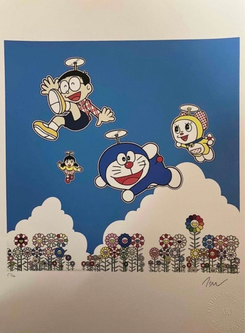 村上隆　リトグラフ　ドラえもん　1