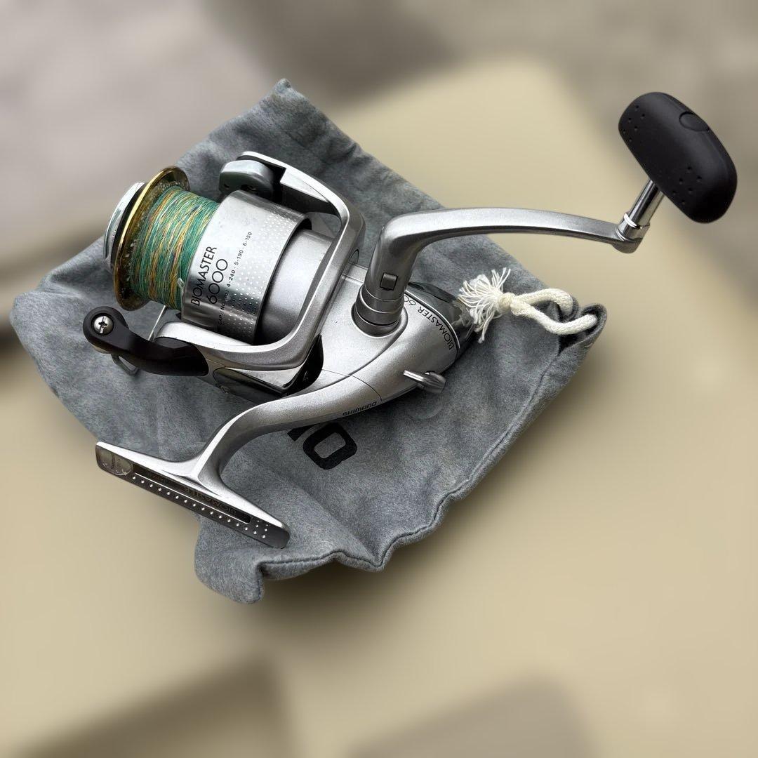 SHIMANO 00BOMASTER 6000 スピニングリール 収納袋付き