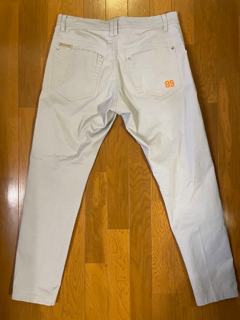 【人気モデル】パーリーゲイツ コットンストレッチパンツ 89ロゴ グレー 5