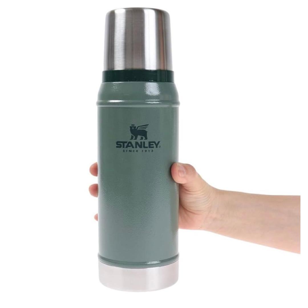 【新品未使用箱入り】STANLEY クラシック真空ボトル 0.47L グリーン
