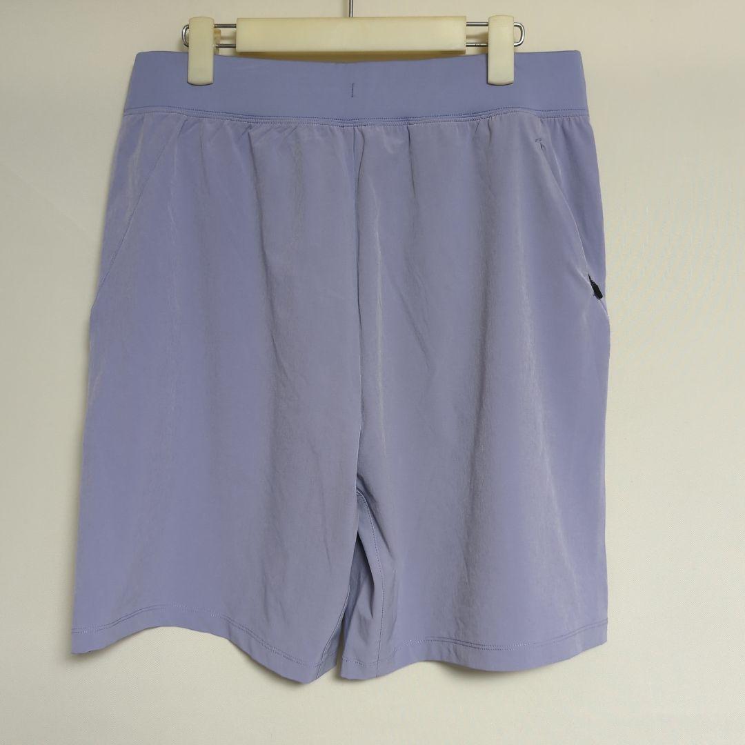 新品 alo yoga ストレッチ ショートパンツ パープル US-M