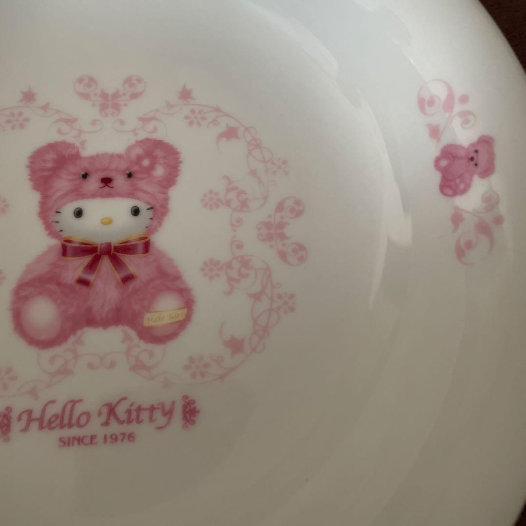 激レア‼️テディキティお皿とレンゲセット