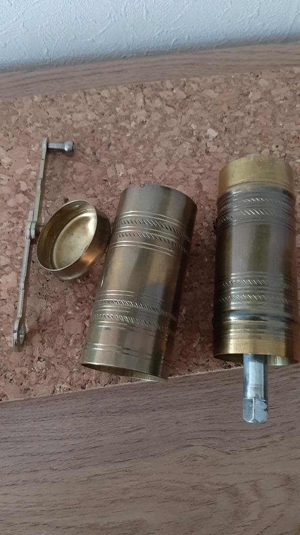 エスプレッソ用コーヒーミル　 グラインダー　真鍮製　トルコ製