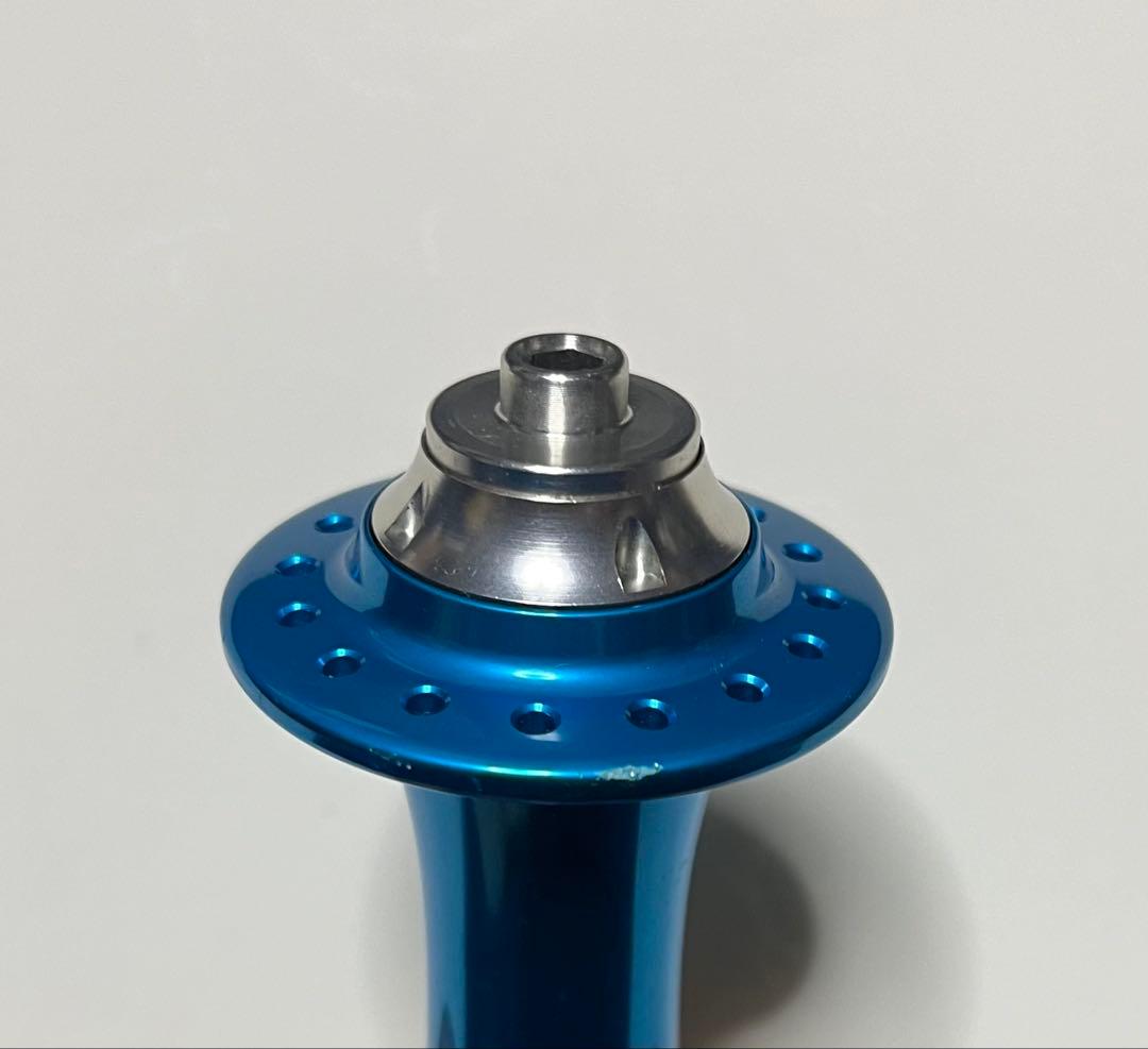 クリスキング　R45 フロントハブ　ターコイズ艶あり