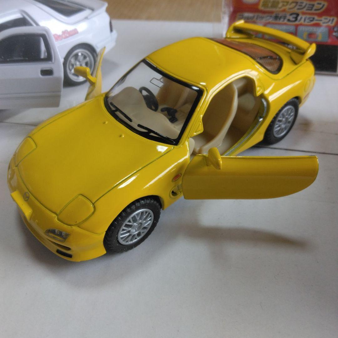ミニカーセット RX-7とAE86，ダイキャスト製