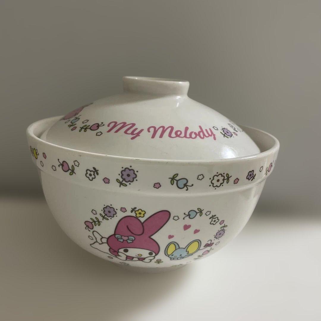 マイメロディフタ付きどんぶり　2005食器　レトロ　レア