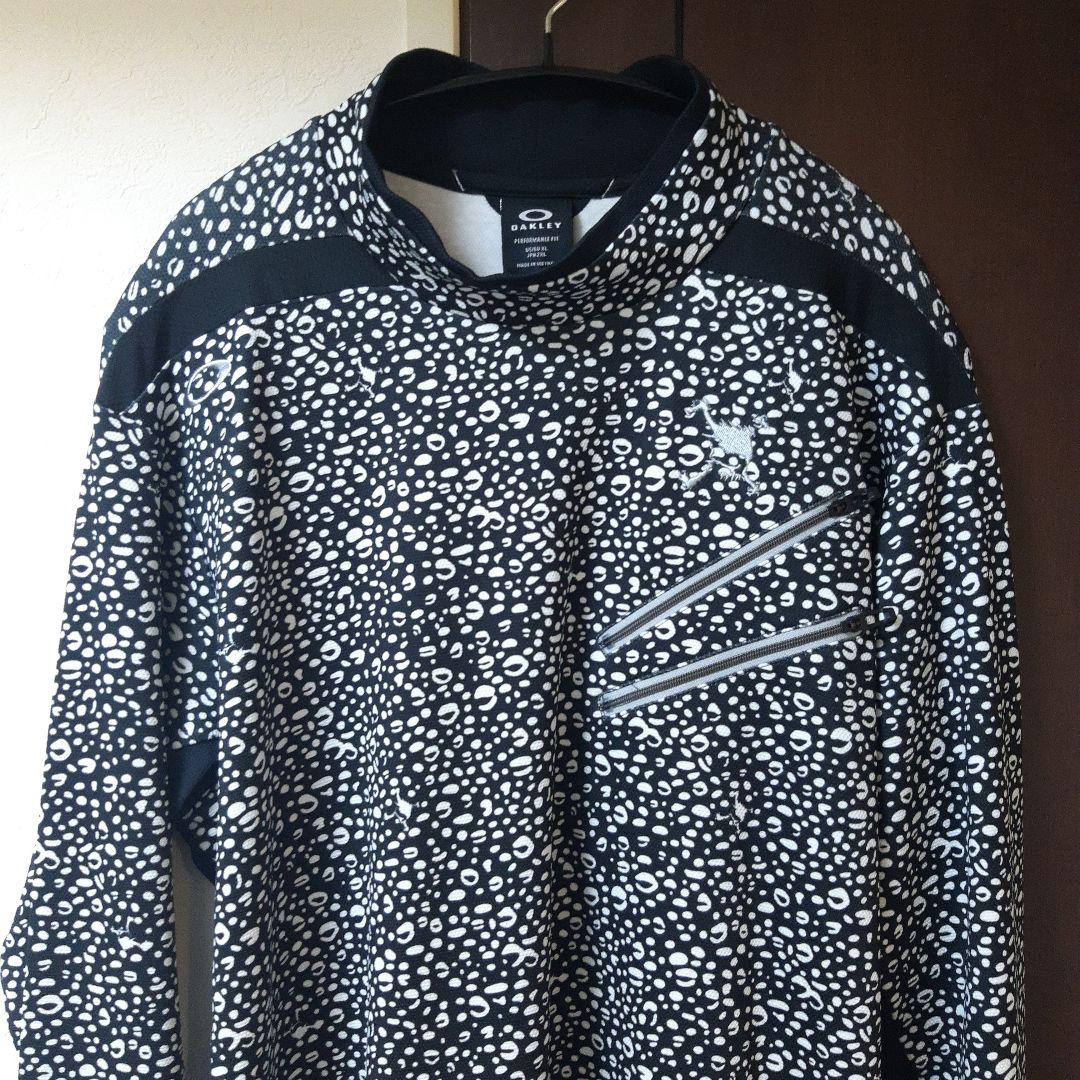 新品　オークリーゴルフ　メンズウエア　長袖モックネック　ロングシャツ　XXL