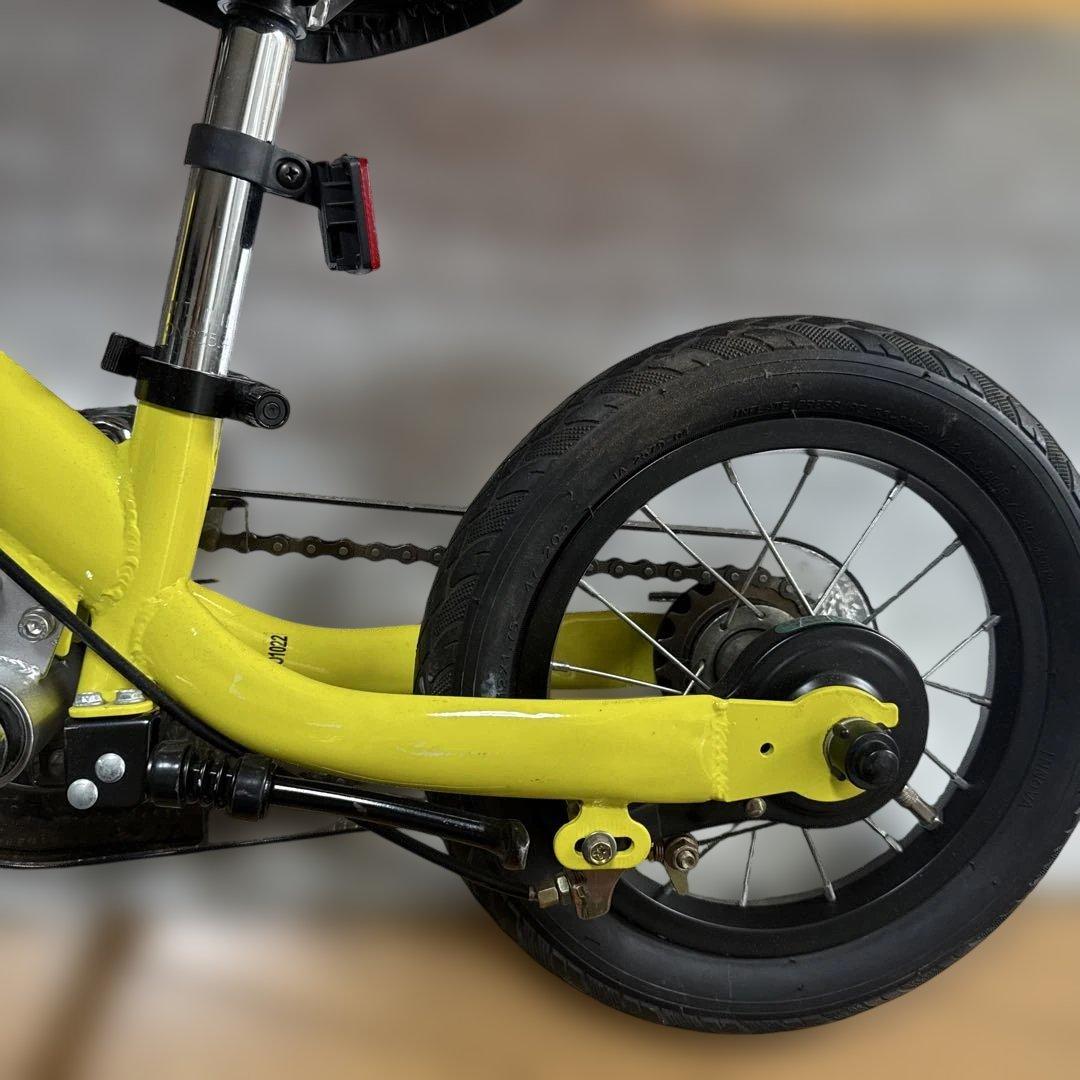 Henshin Bike 幼児用自転車 黄色 12インチ 2歳〜 へんしんバイク