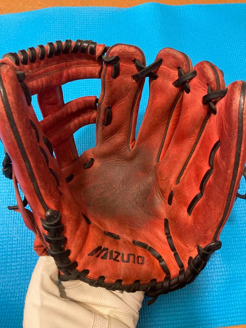 Mizuno 一般軟式グローブ ビューリーグ片岡モデルブラッドオレンジ　良型