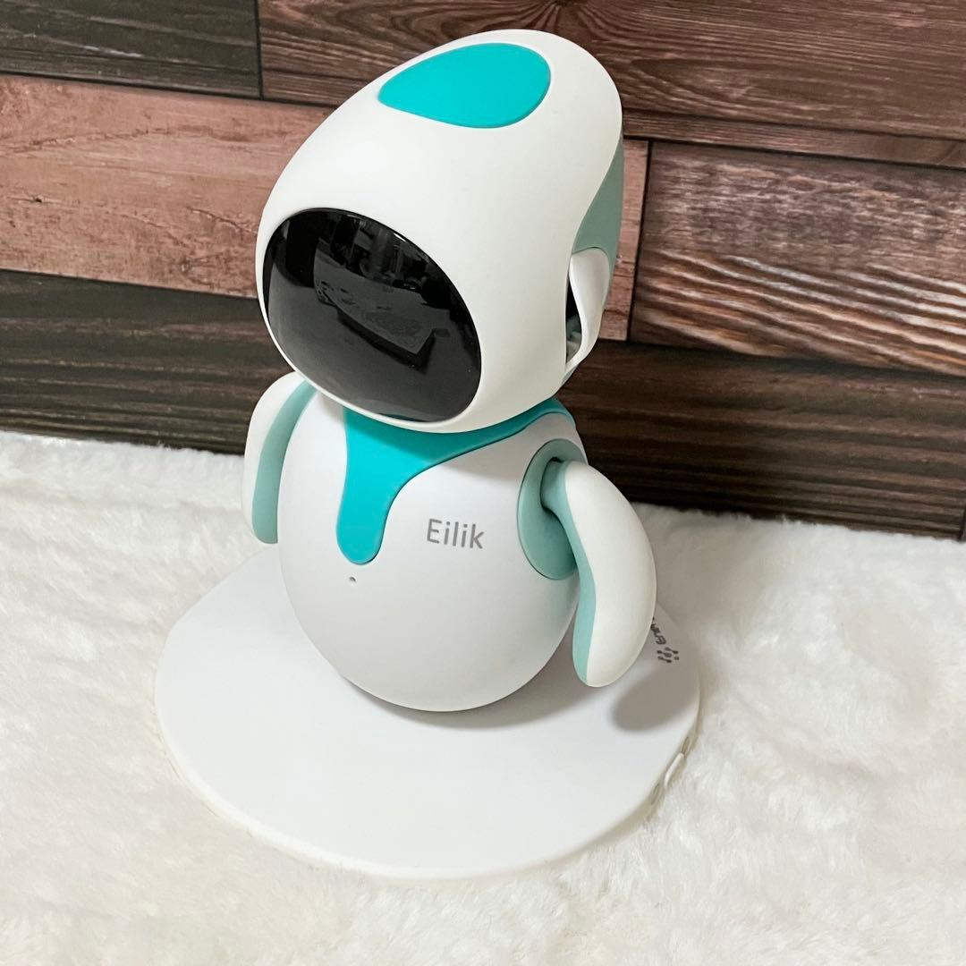 極美品 箱付 Eilik デスクトップ コンパニオン ロボット アイリック 水色