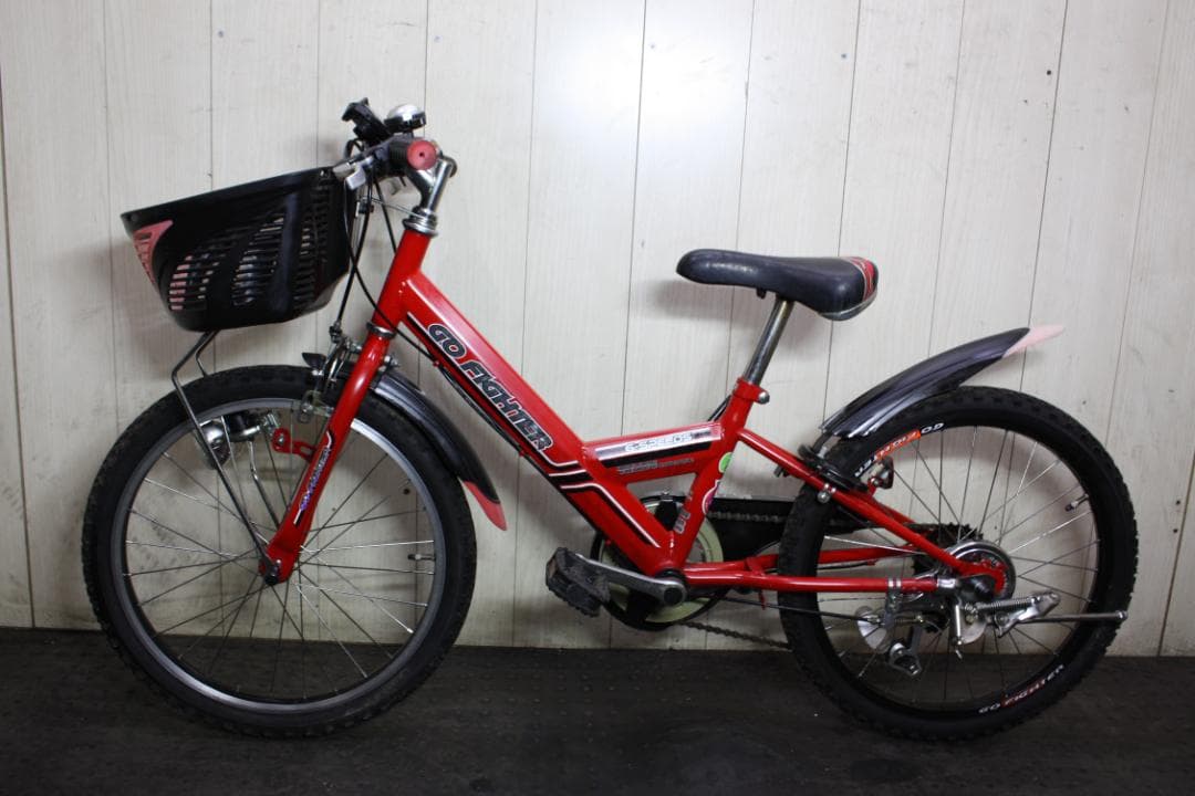 エンドウ商事製 GO FIGHTER 20型 シマノ6速 LED 子供用MTB