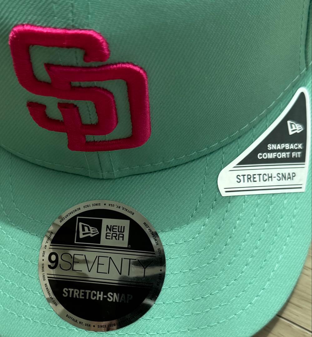 海外限定　サンディエゴ・パドレス　9SEVENTY シティコネクト・キャップ