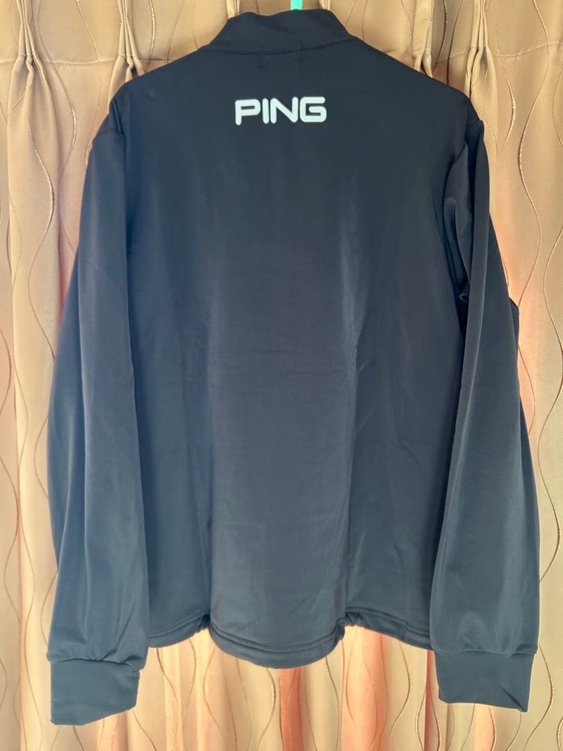t*a様 ✳︎✳︎新品未使用✳︎✳︎PING ブラック 長袖ハーフジップシャツ