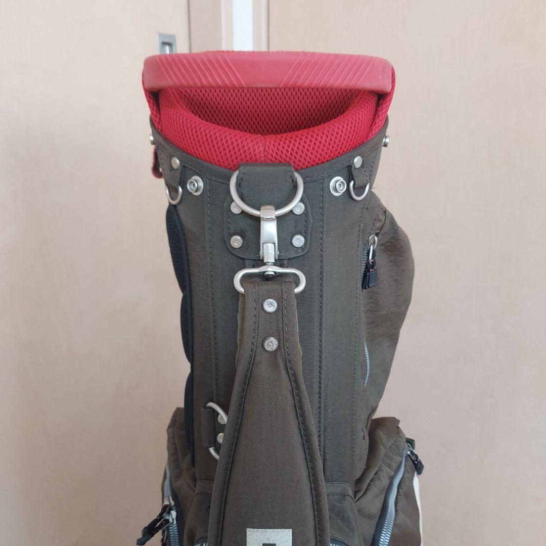 ONOFF オノフ 軽量 キャディバック スタンド オリーブグリーン★良品