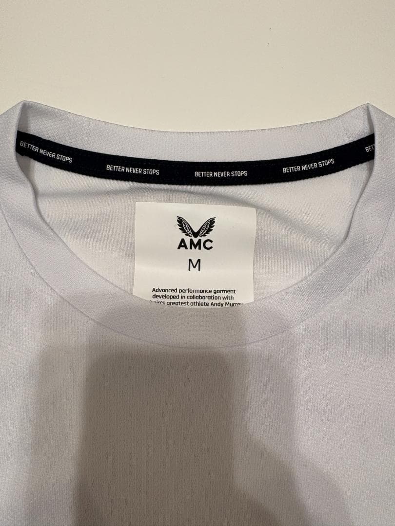 CASTORE　AMC（アンディ・マレー・コレクション）　Tシャツ　M　ホワイト