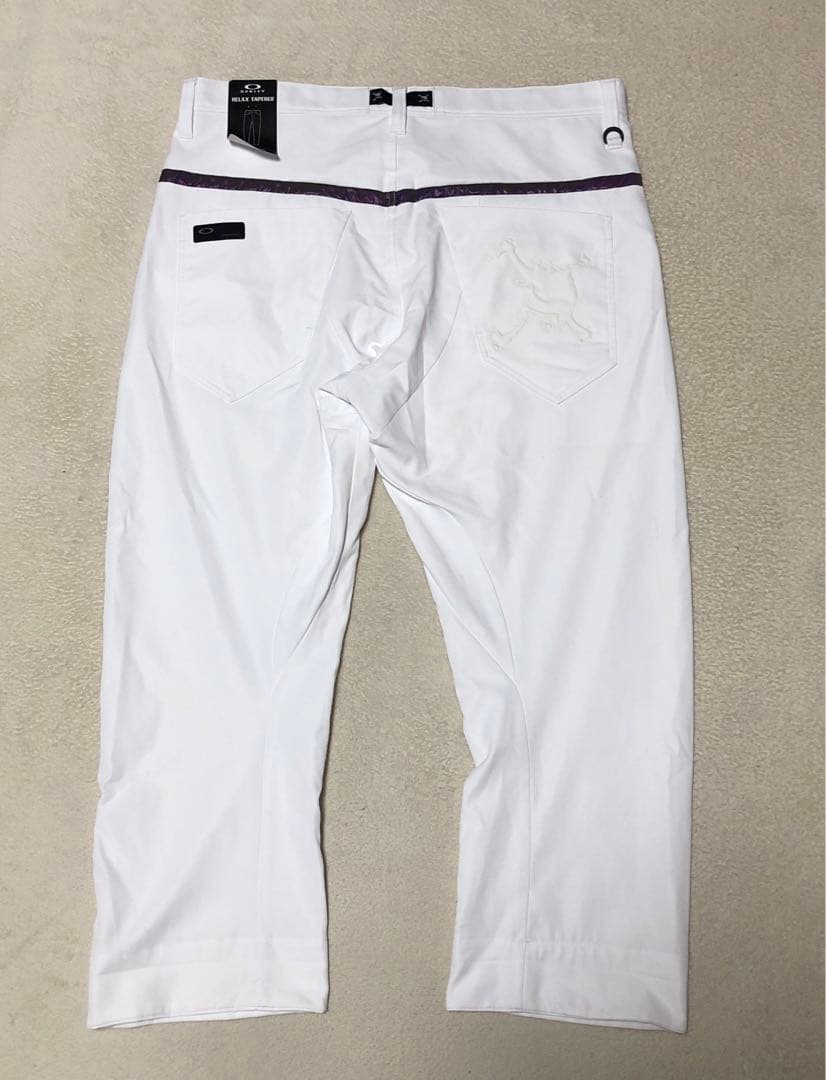 新品　OAKLEY ゴルフパンツ　ストレッチテーパードパンツ　ホワイト　36