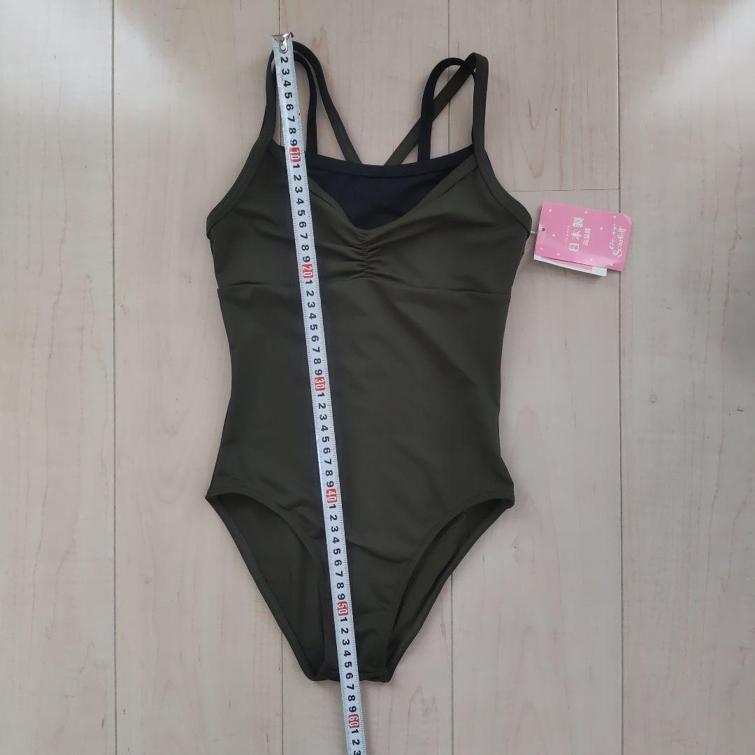 【タグ付・未使用】ピィーカブ　レオタード　LLT　140　150　日本製　カーキ