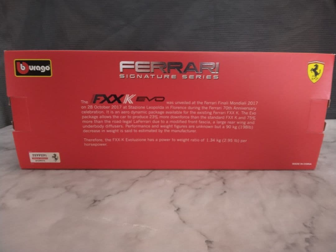 bburago ブラーゴ　フェラーリ　fxx k evo