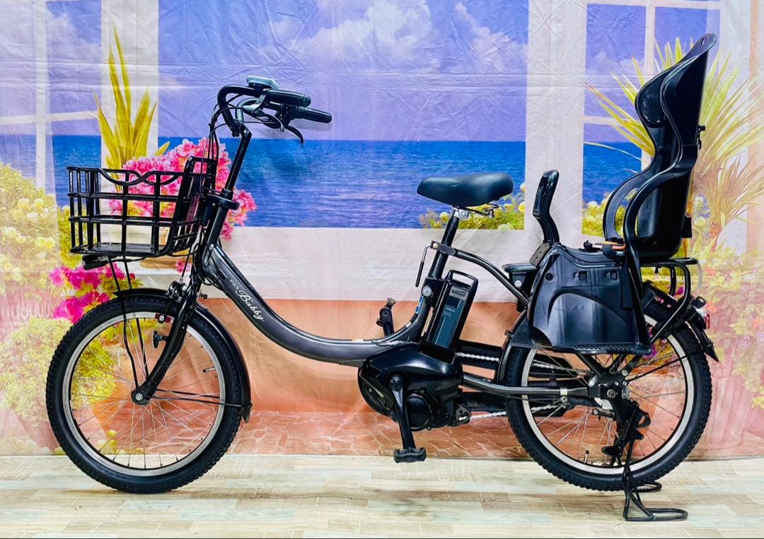 人気モデル！パスバビー12AH⭐️ヤマハ子供乗せ電動アシスト自転車Y3439