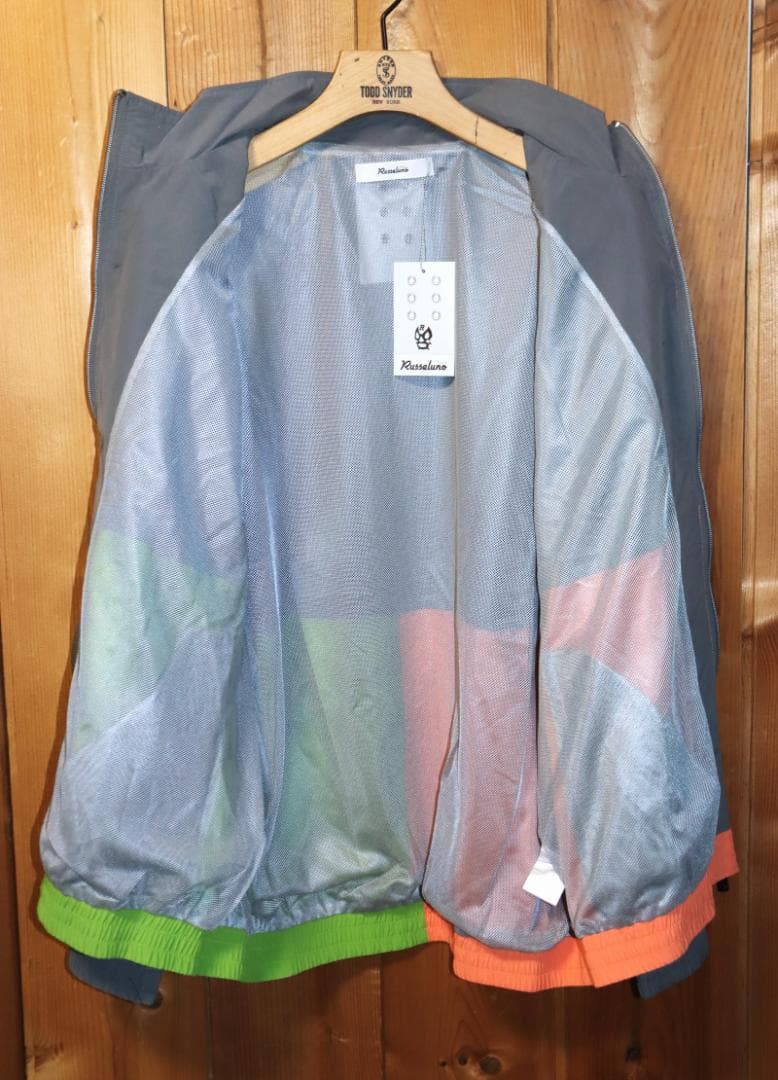 新品 BGHB X ラッセルノ パネルカラー ジップブルゾン (7/XXL) Ⓗ