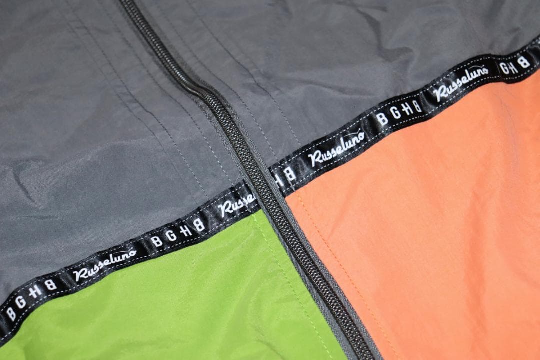 新品 BGHB X ラッセルノ パネルカラー ジップブルゾン (7/XXL) Ⓗ
