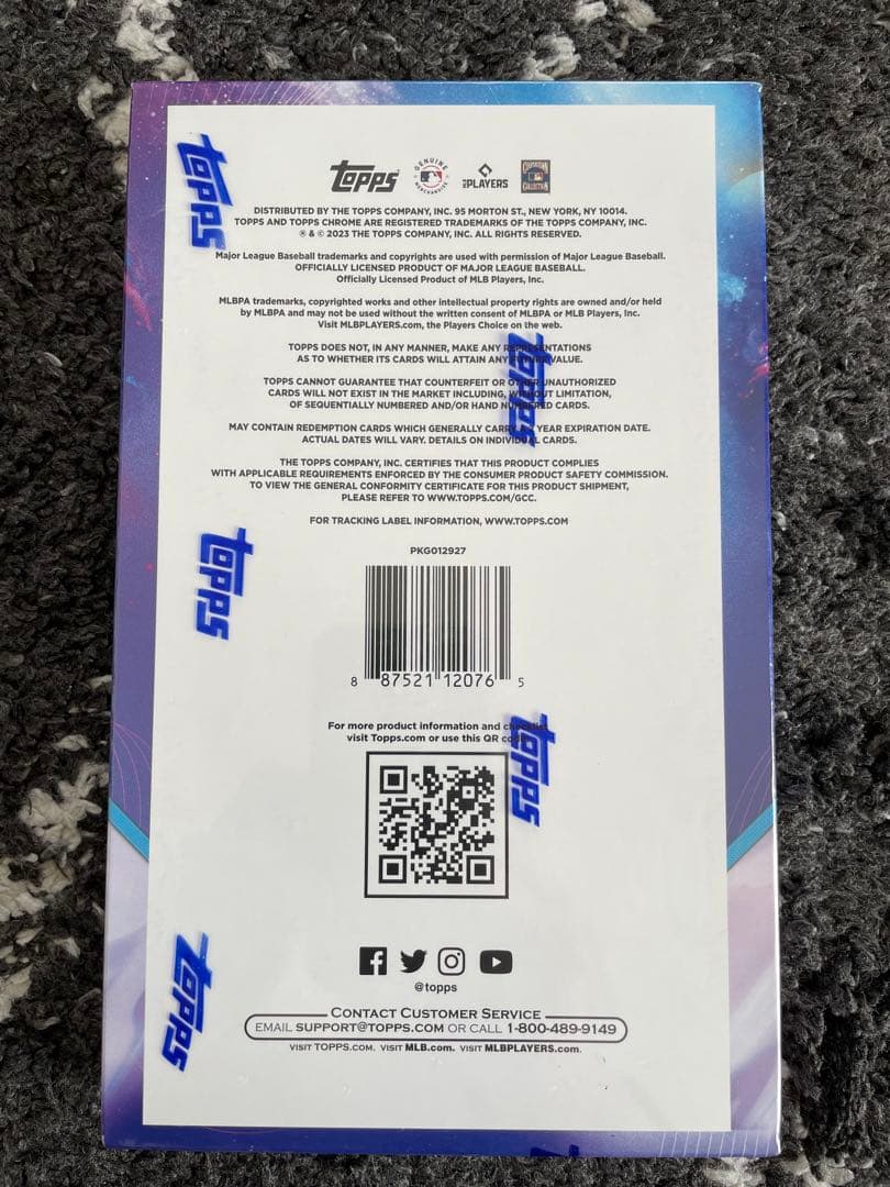 【未開封シュリンク付き！】2023 Topps Cosmic Chrome