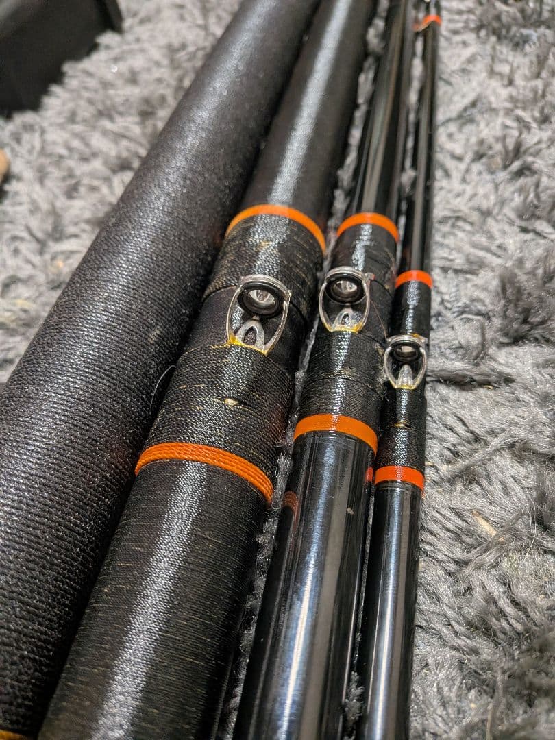 NFTスーパージャンボ5.0m/4P！4本継ぎクエ釣り専用竿　まさかの美品