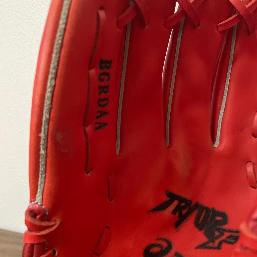 asics Inlet Flex Palm 軟式グローブ オレンジ（左投げ用）