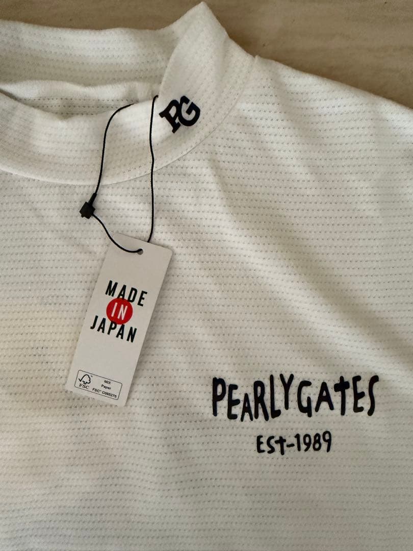 タグ付未使用！PEARLY GATES 半袖モックネックシャツ　サイズ1