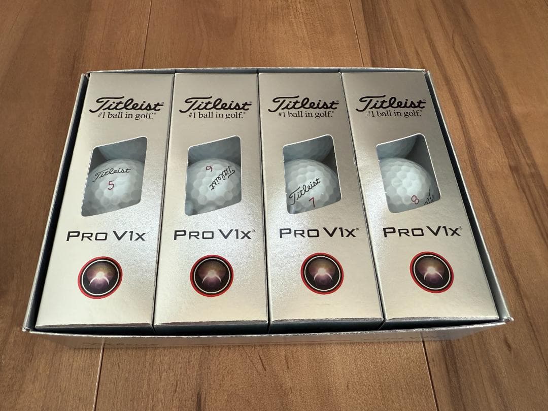 タイトリスト／PRO V1x／ホワイト／ハイナンバー／2025年モデル／1ダース