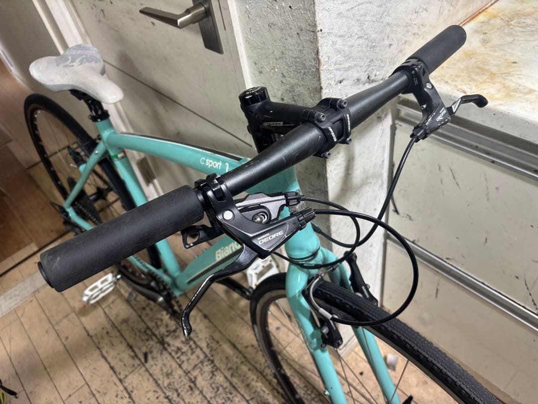 福本寛幸 Bianchi C Sport 1 改クロスバイク ミント