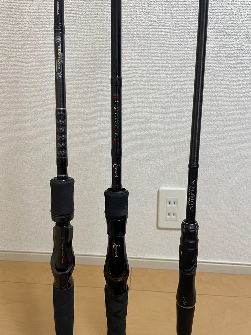 バス釣り引退セット　ロッドまとめ売り