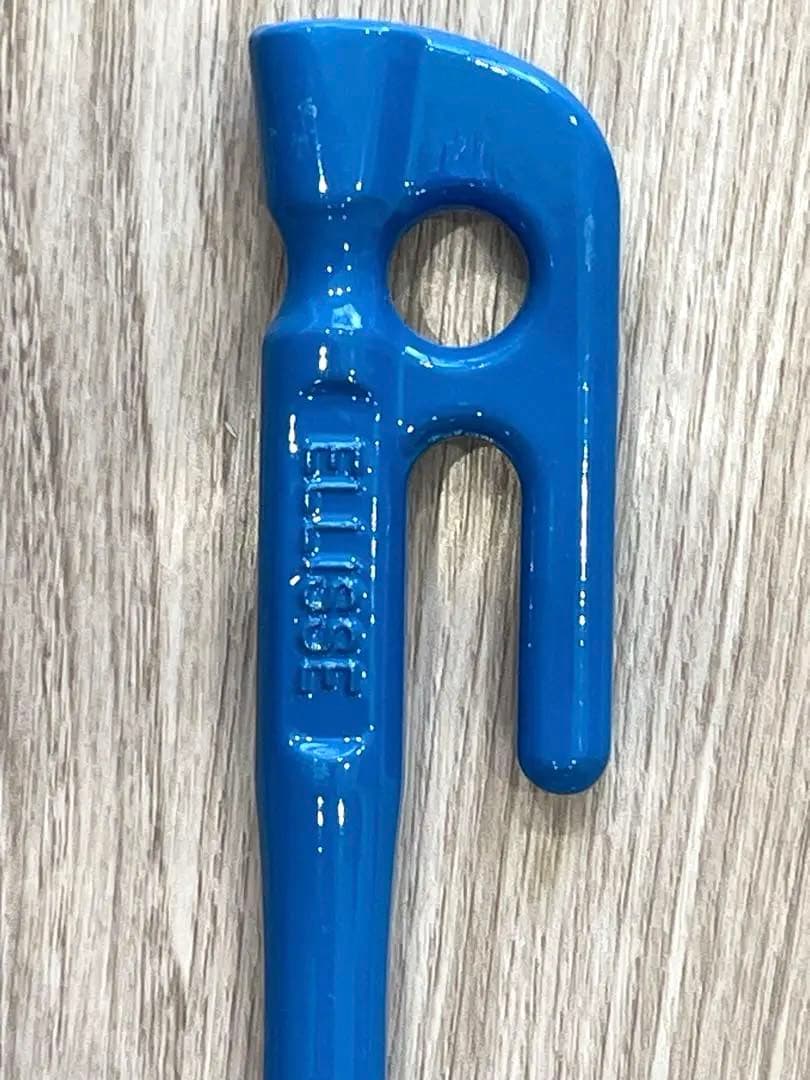 【新品・未使用】エリッゼステーク　38cm 鍛造ペグ 8本セット（ブルー）