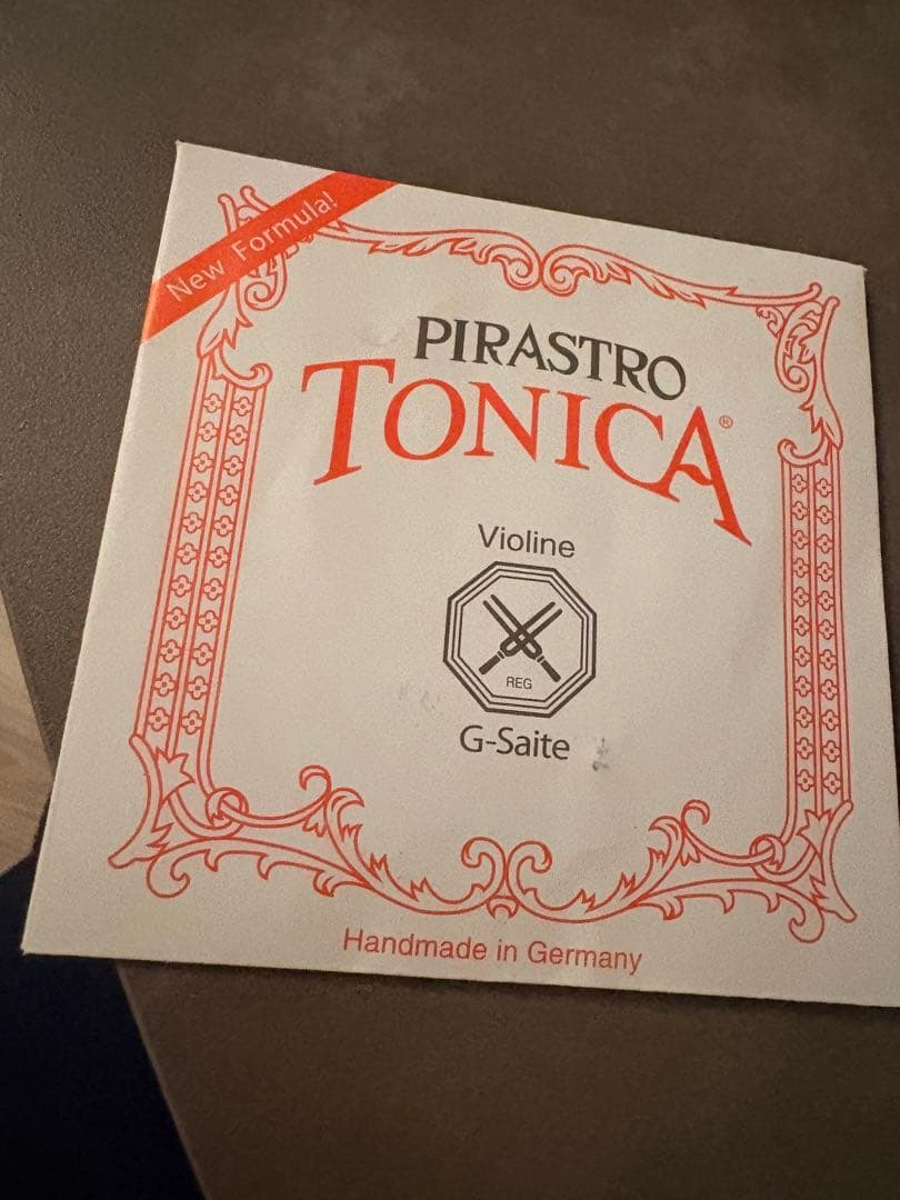 新品PIRASTRO TONICA バイオリン弦set!