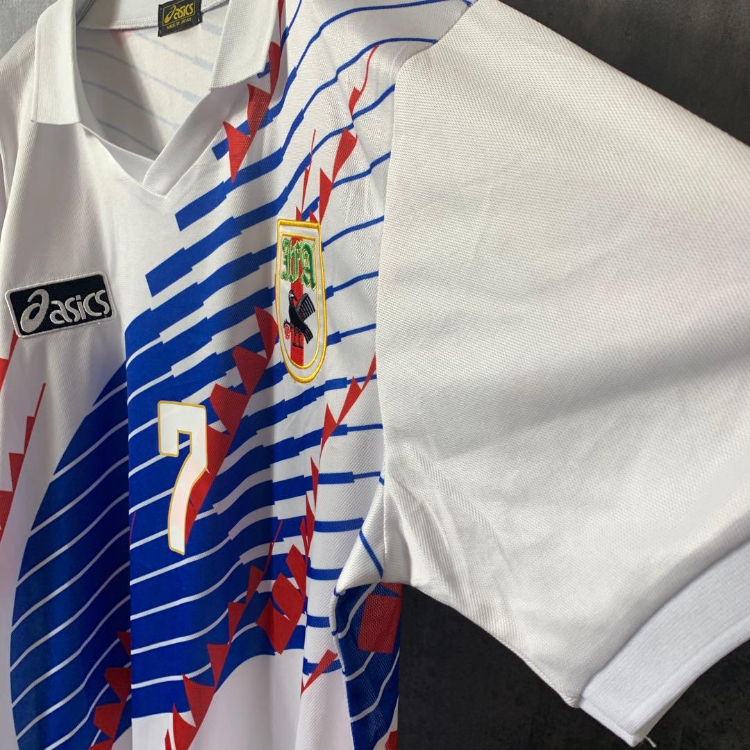 【★井原 正巳】 古着 サッカー 日本代表 94年 アウェイ ユニフォーム 7番