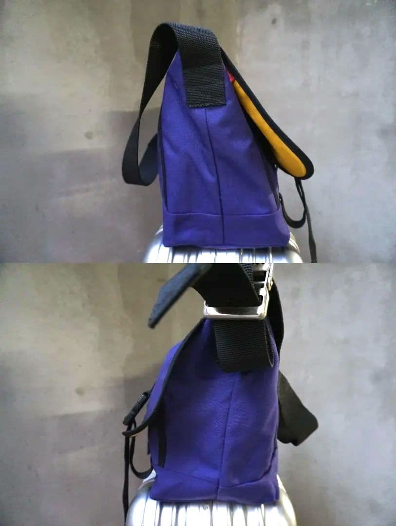 未使用 Manhattan Portage 青紫1000D メッセンジャーバッグ