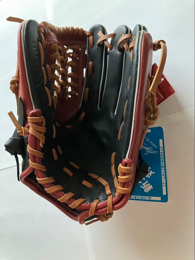 Rawlings 軟式グローブ 黒/赤