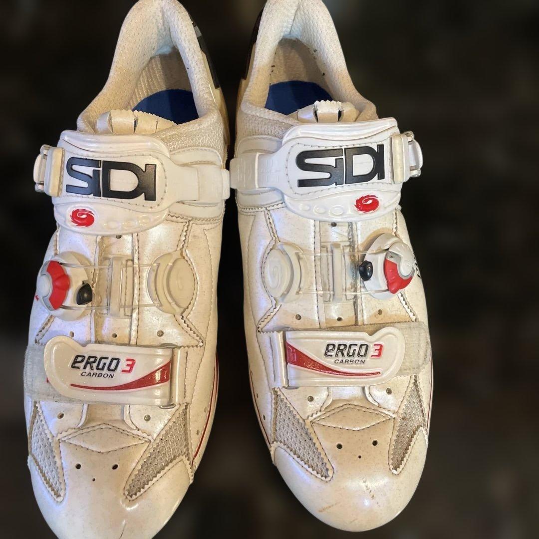 専用です。SIDI ERGO 3 CARBON ホワイト/レッド サイズ43