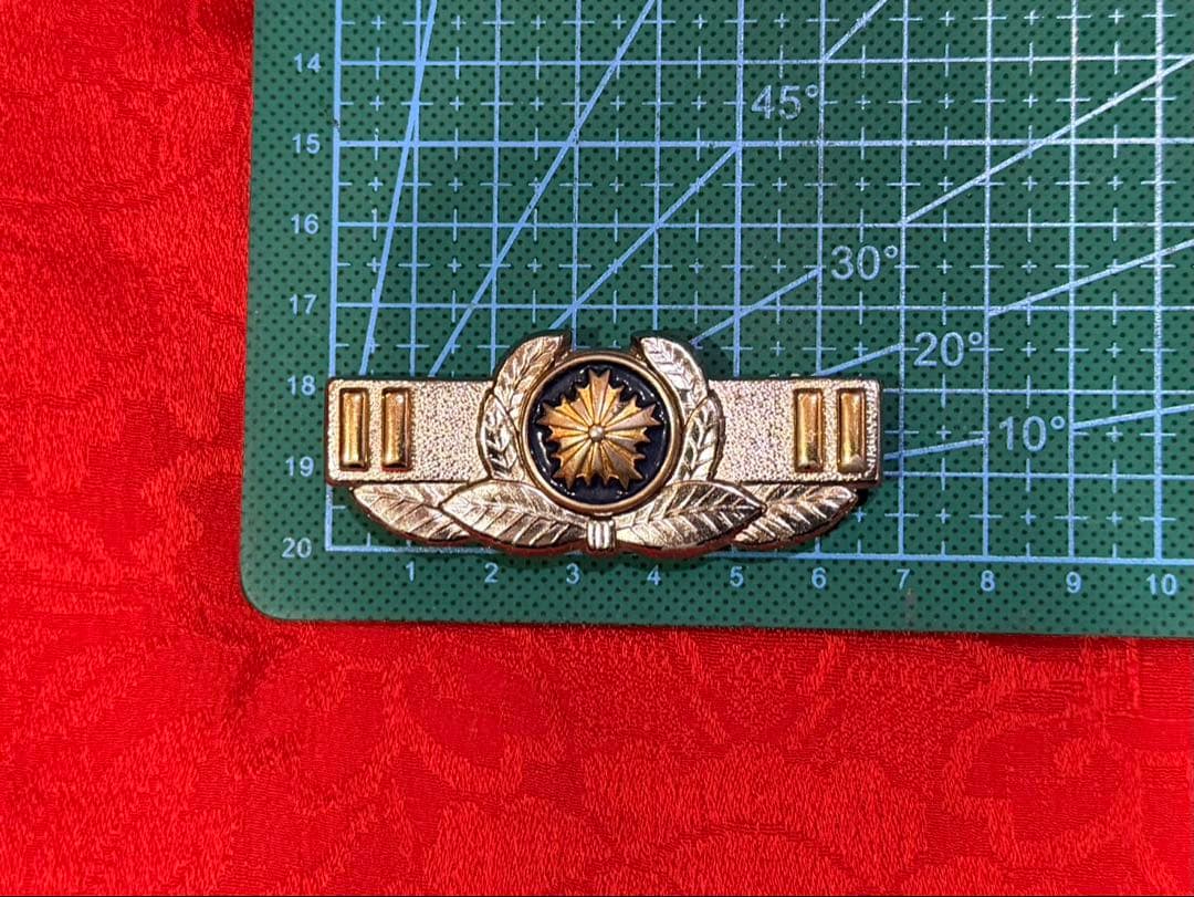 装飾バッジ 葉と星のデザイン　レプリカ