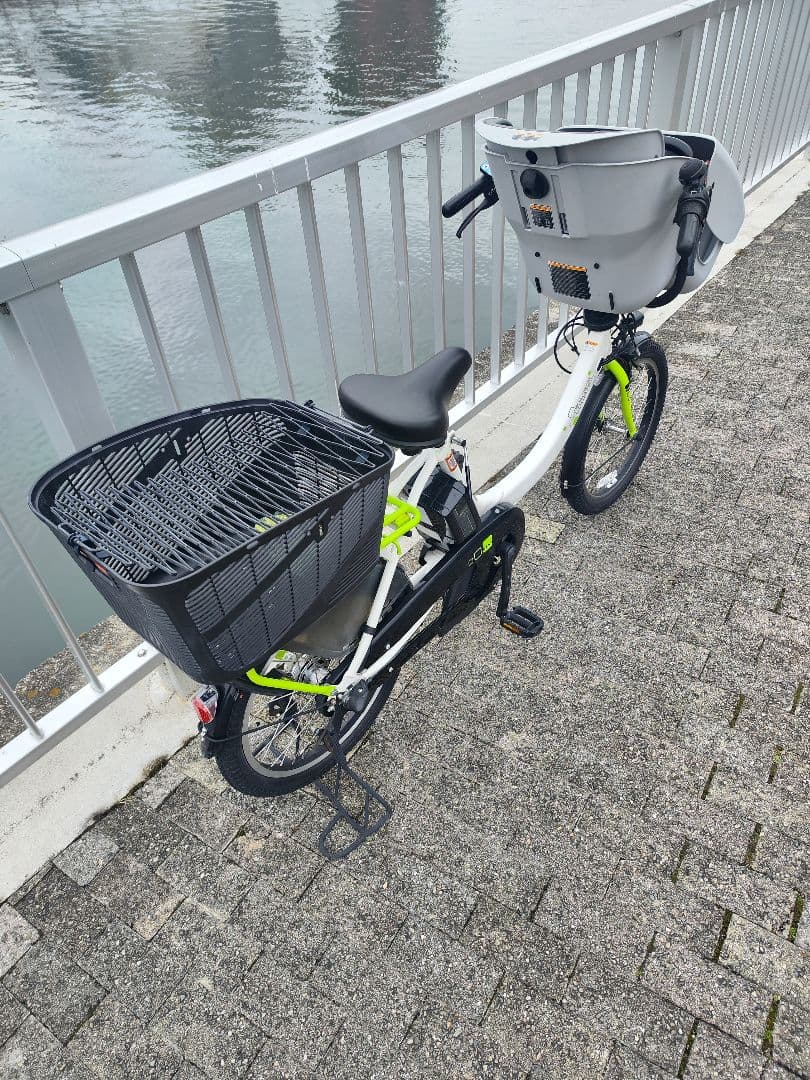 ヤマハ 美品 pas kiss mini un 大阪 引取 子供乗せ電動自転車