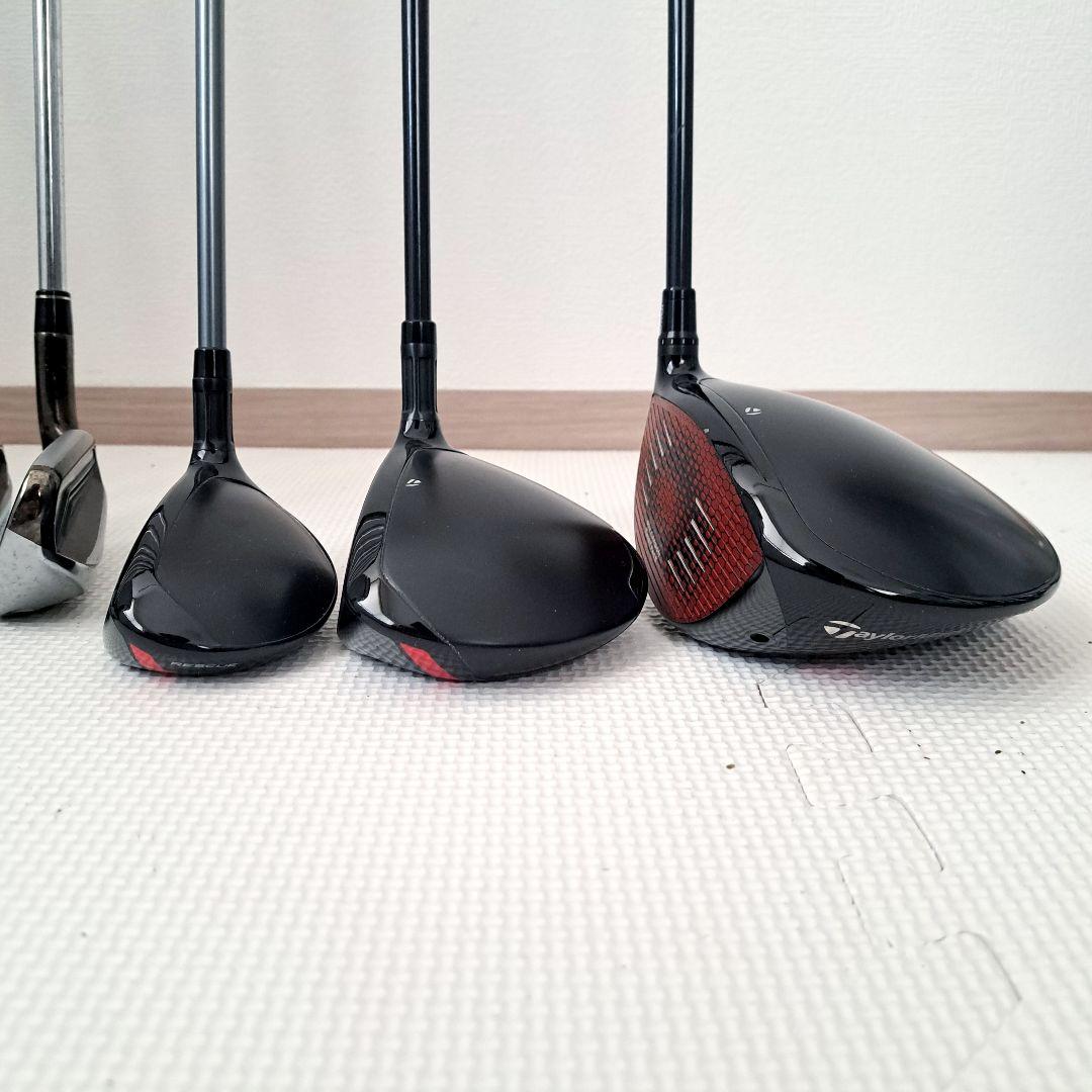 左　ステルス　テーラーメイド　メンズ　ゴルフクラブセット　フルセット　レフティ