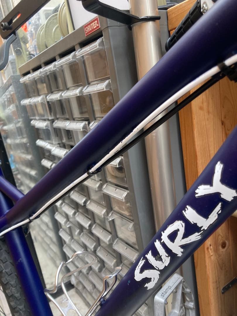 超希少MTB surly インスティゲーター2.0 マッドブルー仕様　サイズS
